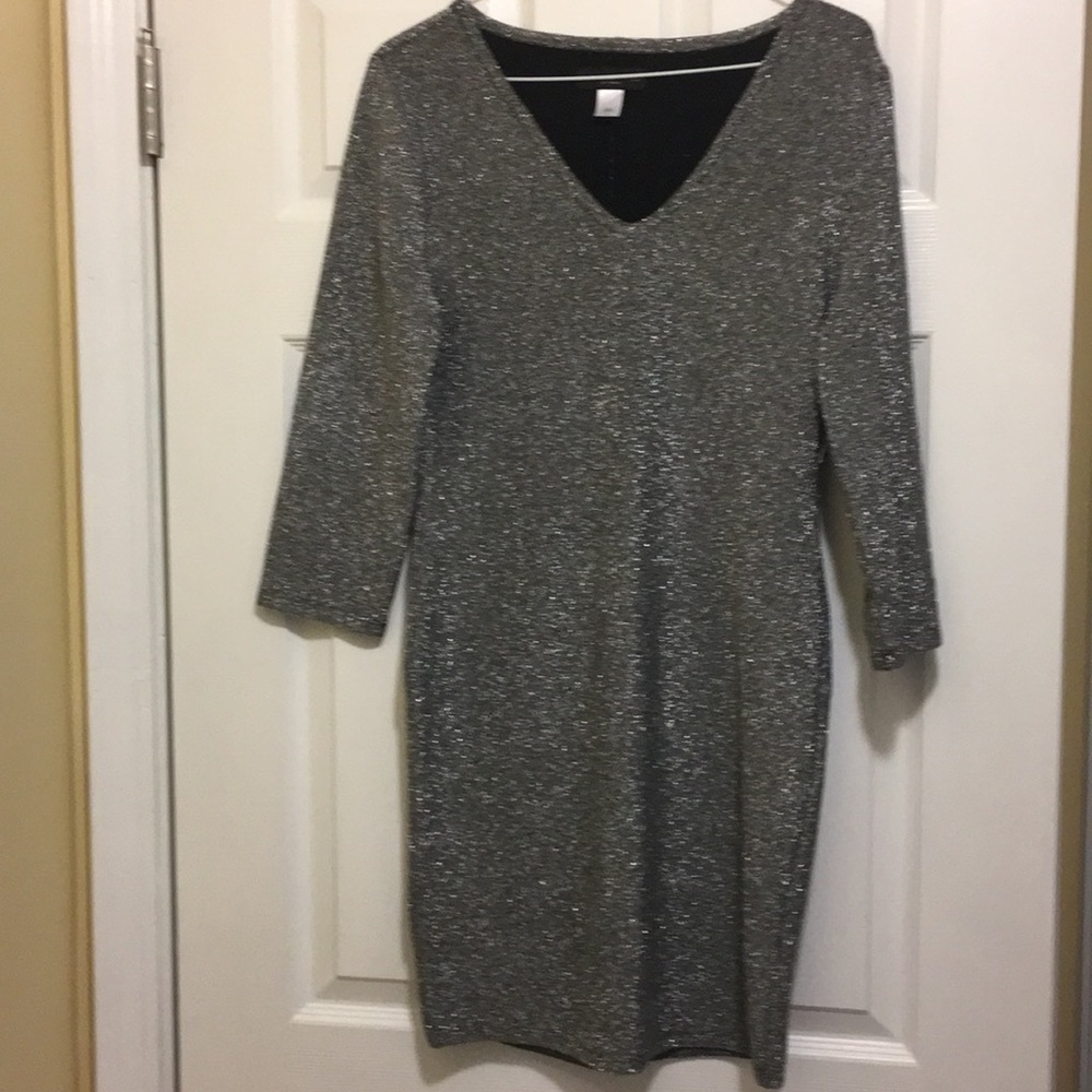 Silver party dress